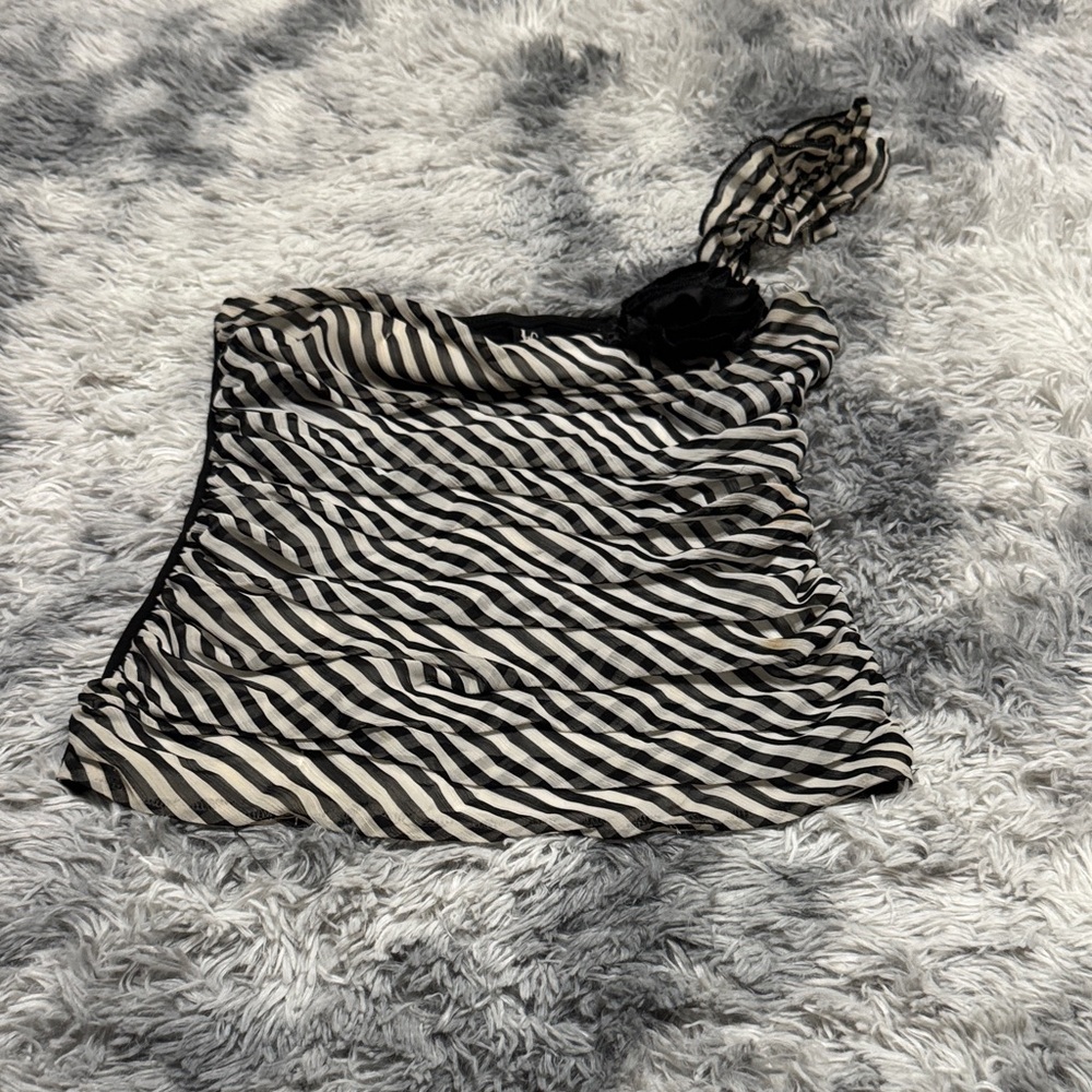 Elegant Zebra Print Women's Tank Top